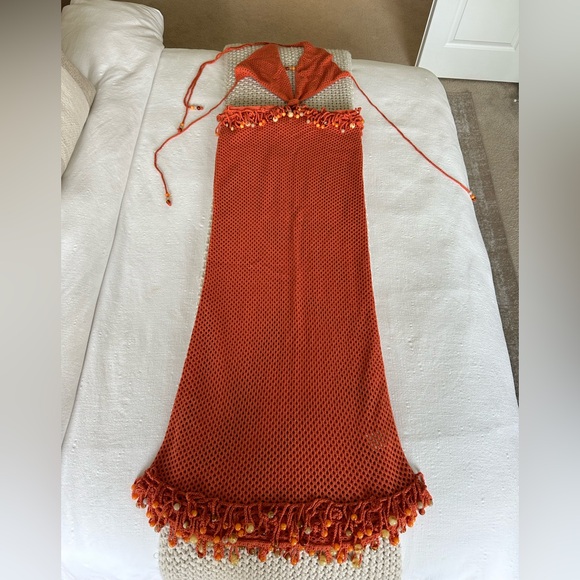 Jaded London Nadia Beaded Crochet Maxi Dress - Picture 10 of 14